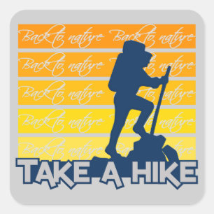 Take a hike stickers