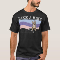 Take A Hike Swedish Vallhund Funny Graphic Hiking