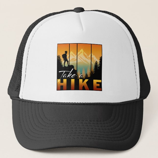 Take A Hike Trucker Hat (Front)