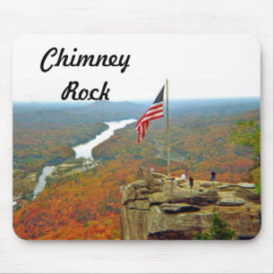 Take A Hike Up To Chimney Rock Mouse Pad