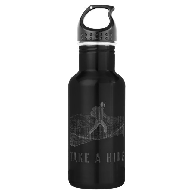 Take a Hike White 532 Ml Water Bottle (Front)