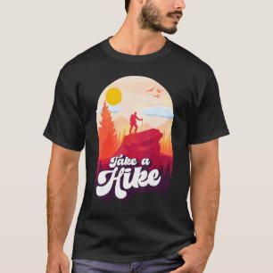 Take a Hike Wildness Campfire Outdoor Survival Bus T-Shirt