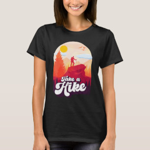 Take a Hike Wildness Campfire Outdoor Survival Bus T-Shirt