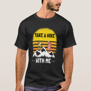 Take A Hike With Me Frog Bear Sunsetmountain Outdo T-Shirt