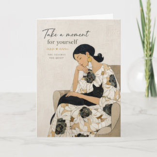 Take a Moment for Yourself | Calm Self Care Card