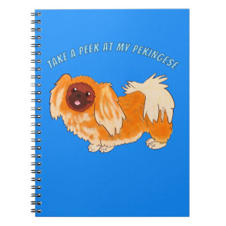Take a Peek at my Pekingese Notebook