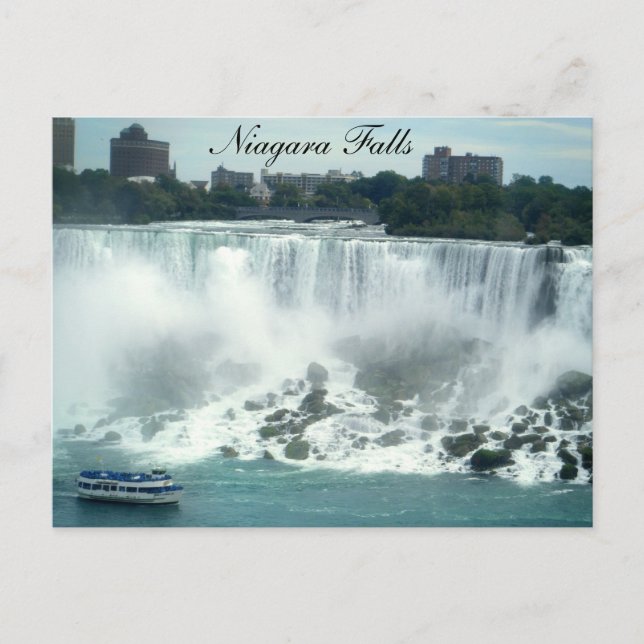 Take A Ride Through Niagara Falls Postcard (Front)