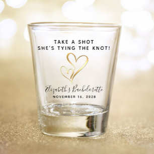 Take A Shot Bachelorette Party Favour Glass