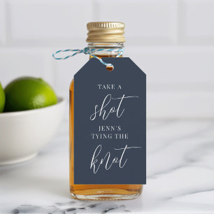 Take a Shot, She's Tying the Knot Bachelorette Gift Tags