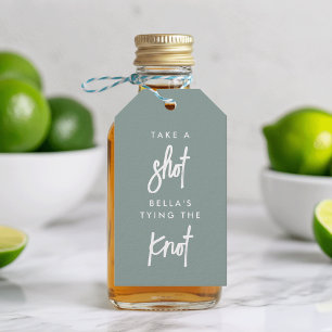 Take a Shot, She's Tying the Knot Bachelorette Gift Tags