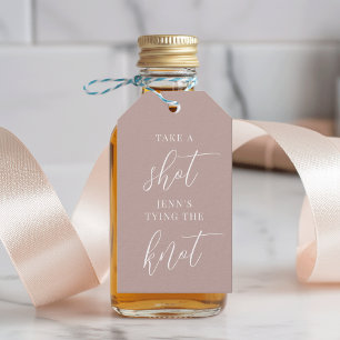 Take a Shot, She's Tying the Knot Bachelorette Gift Tags