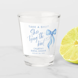 Take a Shot She's Tying the Knot Bridal Shower Shot Glass