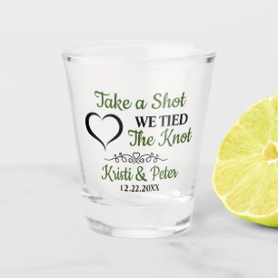 Take A Shot Wedding Toast Shot Glass