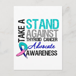 Take a Stand Against Thyroid Cancer Postcard