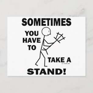 Take A Stand Postcard