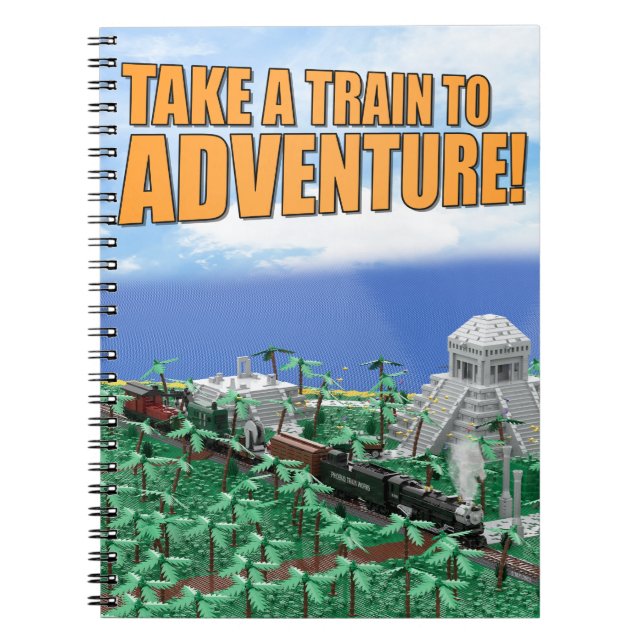 Take a Train to Adventure Notebook (Front)