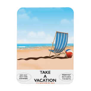 Take a Vacation Magnet