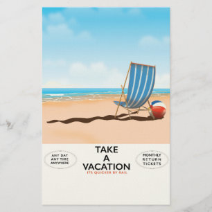 Take a Vacation Stationery