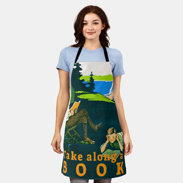 Take Along a Book Magnus Norstad 1910s Apron (Worn)
