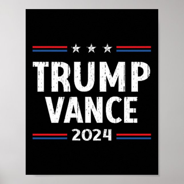 Take America Back Trump Vance 2024 Vice President  Poster (Front)