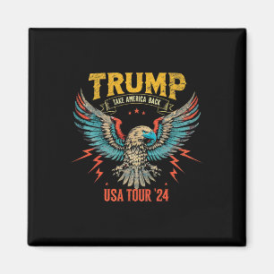 Take America Byck Trump Cowboy Rodeo Election Magnet