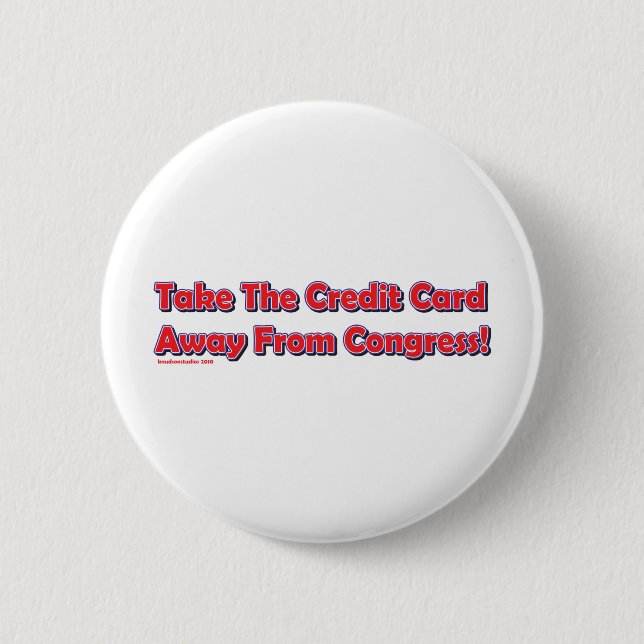 Take-Away 6 Cm Round Badge (Front)