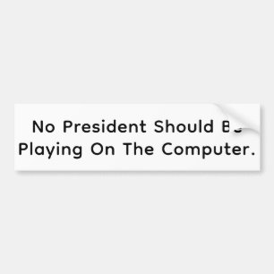 Take Away Trump's Computer Hankamer Artjunkhaus Bumper Sticker