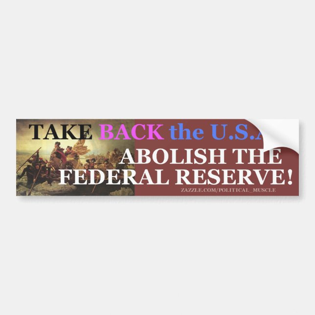 TAKE BACK THE U.S.A. BUMPER STICKER (Front)