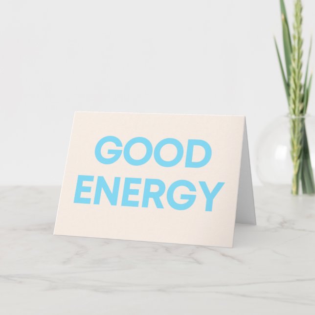Take Care Cards - Good Energy for Radiation (Front)
