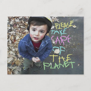 Take Care of Earth Postcard