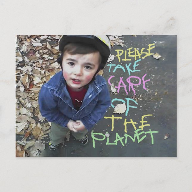 Take Care of Earth Postcard (Front)