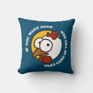 Take care of the hen 1 cushion
