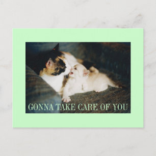 take care of you postcard