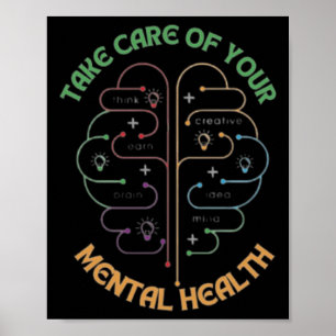Take Care Of Your Mental Health  Poster
