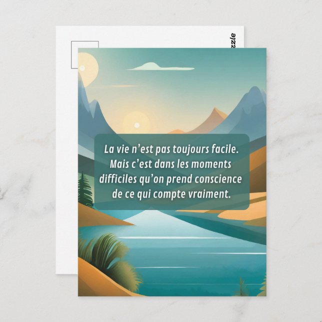 Take care of yourself postcard (Front/Back)