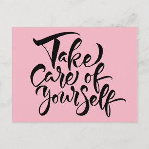 Take Care of Yourself Postcard