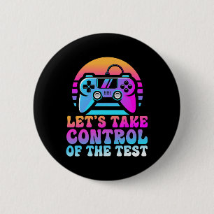 Take Control Of The Test - Game Lovers Testing Day 6 Cm Round Badge