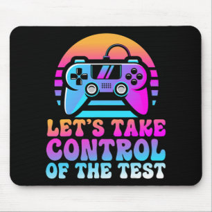 Take Control Of The Test - Game Lovers Testing Day Mouse Pad