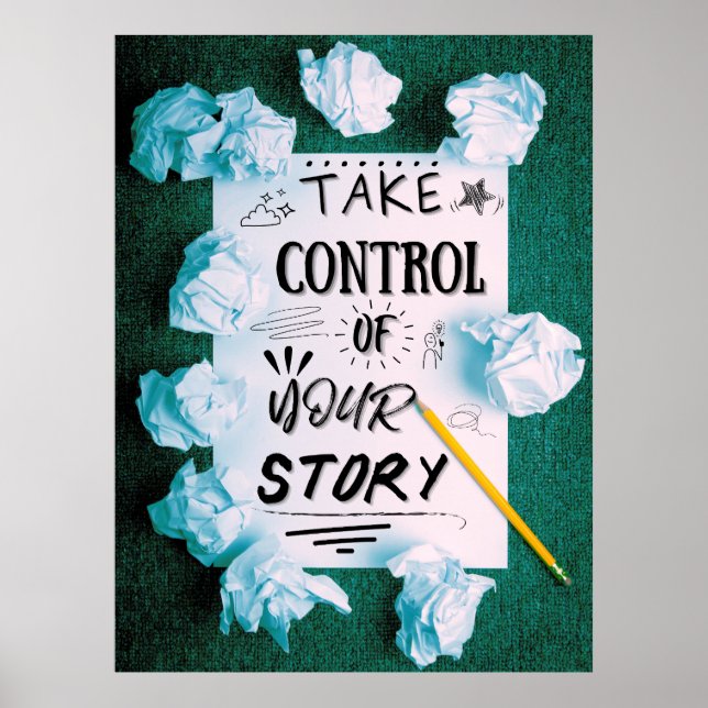 Take Control of Your Story Poster (Front)