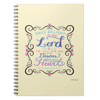Take Delight in the Lord Spiral Notebook
