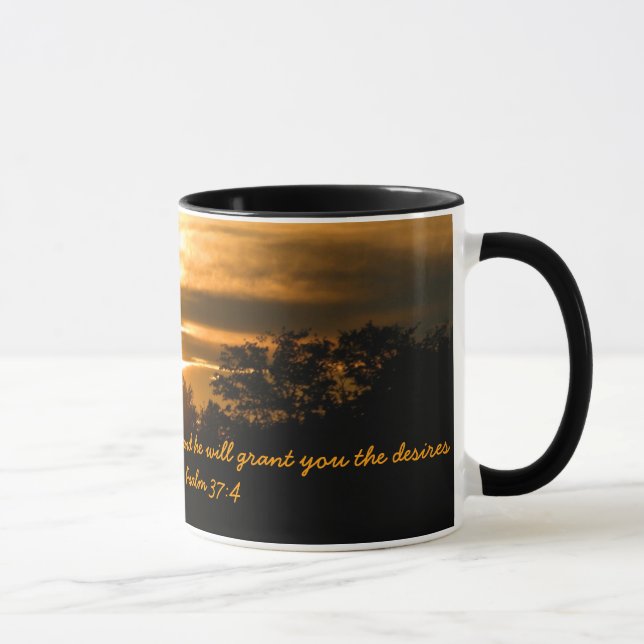 Take exquisite delight in Jehovah Mug (Right)