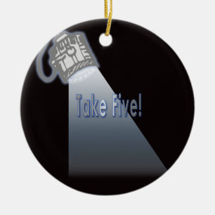 Take Five! Ceramic Tree Decoration