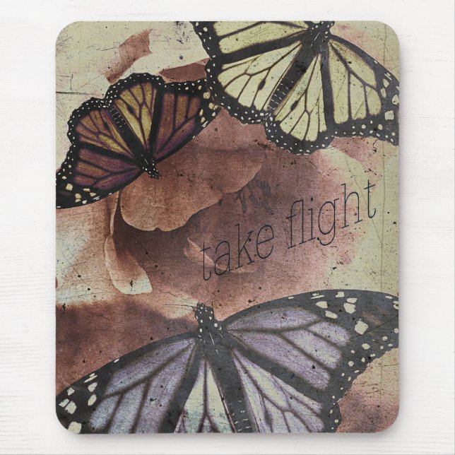 take flight {collage love mouse pad (Front)