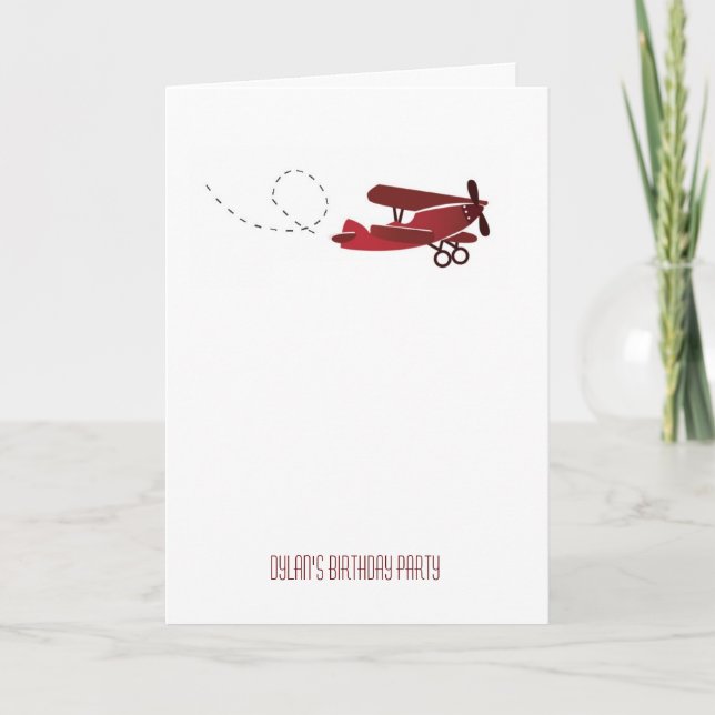 Take Flight Invitation (Front)