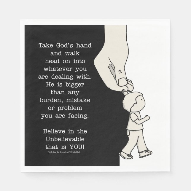 Take God’s Hand Napkin (Front)