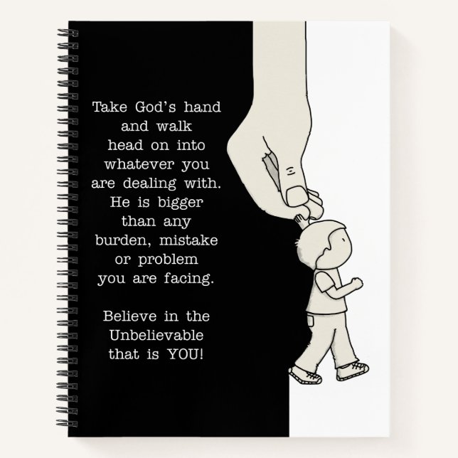 Take God’s Hand Notebook (Front)