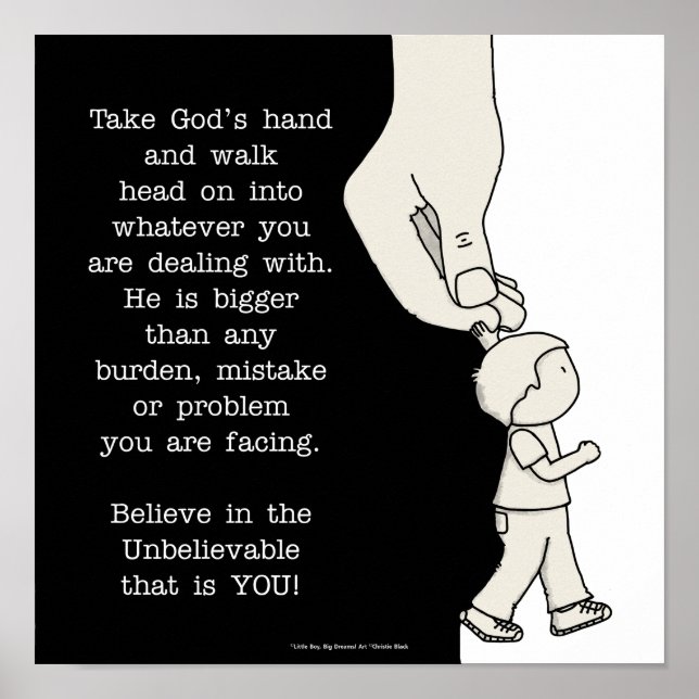 Take God’s Hand Poster (Front)