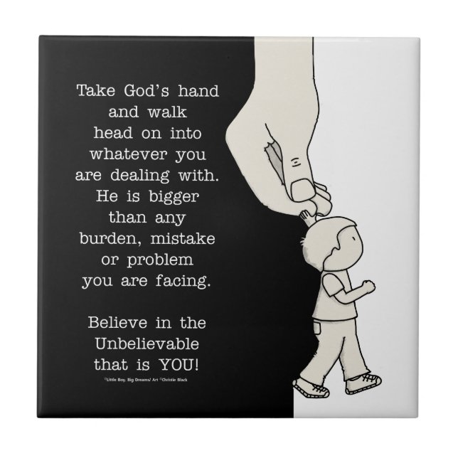 Take God’s Hand Tile (Front)