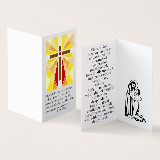 Take heart prayer card (Inside and Outside)