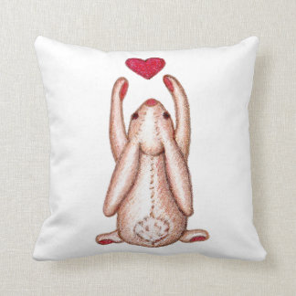 Take Heart Somebunny Loves You Cushion